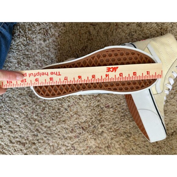 Vans Womens Yellow Sk8 tapered stackform Shoes 7 High top floral sneaker lace up - Picture 6 of 7